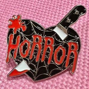 Horror Movie Buff Fan Enamel Pin Goth Grudge